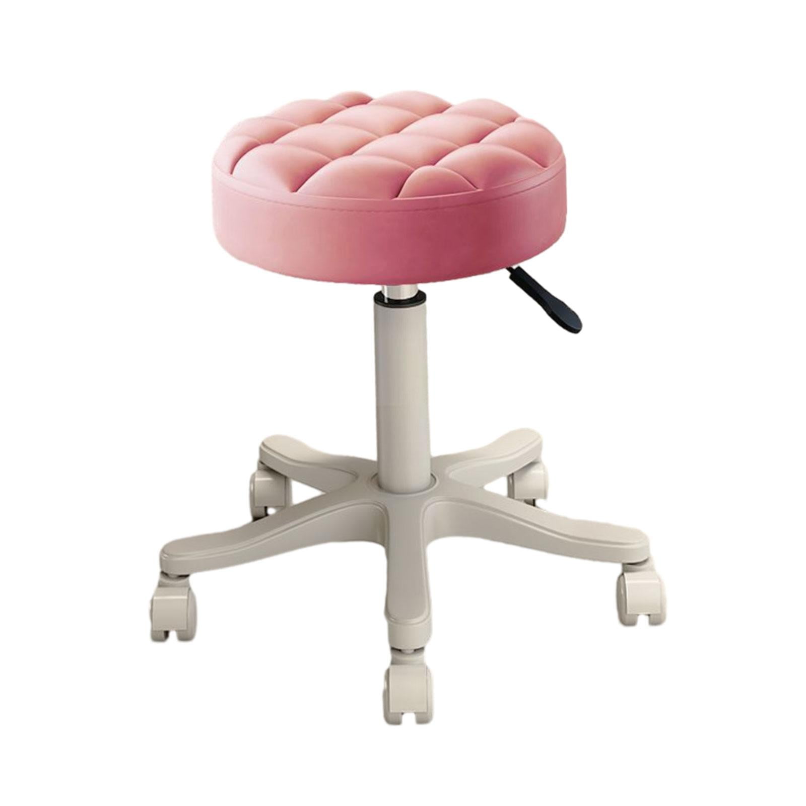 Bar Stool with Wheels Salon Massage Chair Swivel SPA Stool Nail
