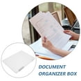 thumbnail image 5 of KAJNBN Paperwork Organizer Box for Document Storage and Organization 11.99X8.84X0.71in, 5 of 8