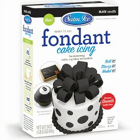 Satin Ice Black Fondant