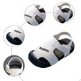 thumbnail image 5 of Gubotare Toddler Boys Sandals Baby Boys and Toddler Everyday Double Buckle Slide Sandals with Backstrap Size 6.5 (White,6.5 Toddler), 5 of 7