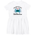 thumbnail image 3 of Inktastic Blue Crab Funny Festival Celebration Girls Toddler Dress, 3 of 5