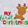 thumbnail image 2 of CafePress - Reindeer Babies 1St Christmas - Cute Infant Bodysuit Baby Romper - Size Newborn - 24 Months, 2 of 3