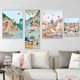 thumbnail image 2 of Póster de arte de pared de Turismo de ciudad famosa moderno, pintura de lienzo de paisaje de Turquía, Italia y Portugal, decoración del hogar para sala de estar, 2 of 4