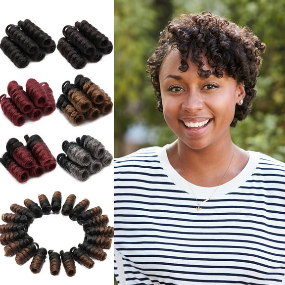 SEGO Afro Kinky Hair Extensions Jamaican Bounce Crochet Braiding Hair Wand Curl Crochet Braids Extensions Synthetic Hair