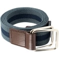 thumbnail image 2 of Canvas Belt Woven 2-Buckle Waist Band Casual Retro Waistband for Women Men Student, 2 of 6