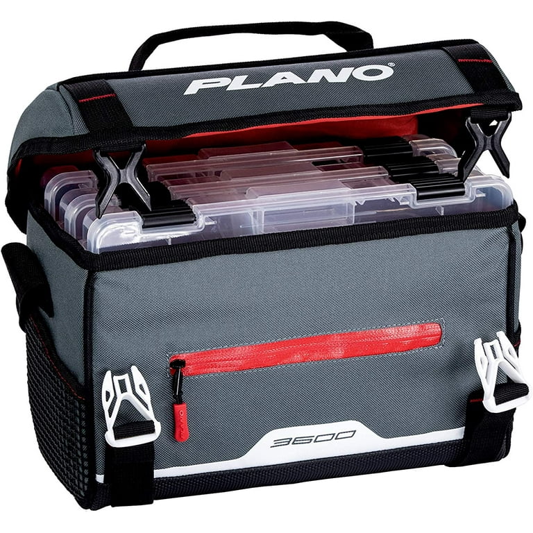 Plano Weekend Series 3600 Softsider Tackle Bag, Includes 2 Stow