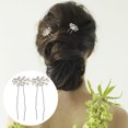 thumbnail image 4 of MasteelfCA 20 Pcs Épingle à Cheveux de Mariée Gypsophile Fourche en Forme de U Coiffure de Mariage, 4 of 8