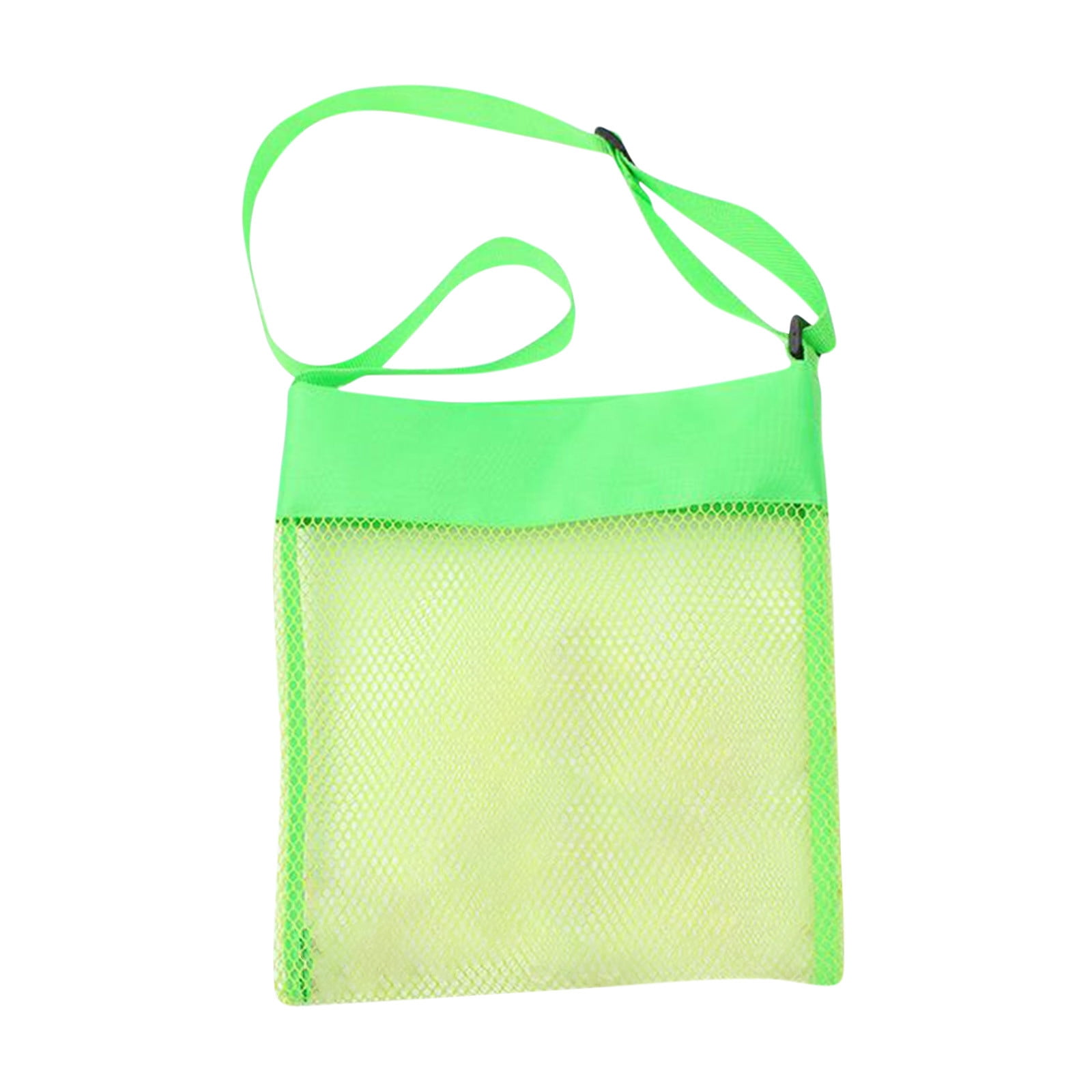 Wmkox8yii Children's Beach Bag Toy Storage Mesh Bag Small Messenger Bag
