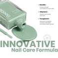 thumbnail image 2 of Esmalte de uñas Beetles Green Serene Oasis 15 ml Fast Dry Women, 2 of 9