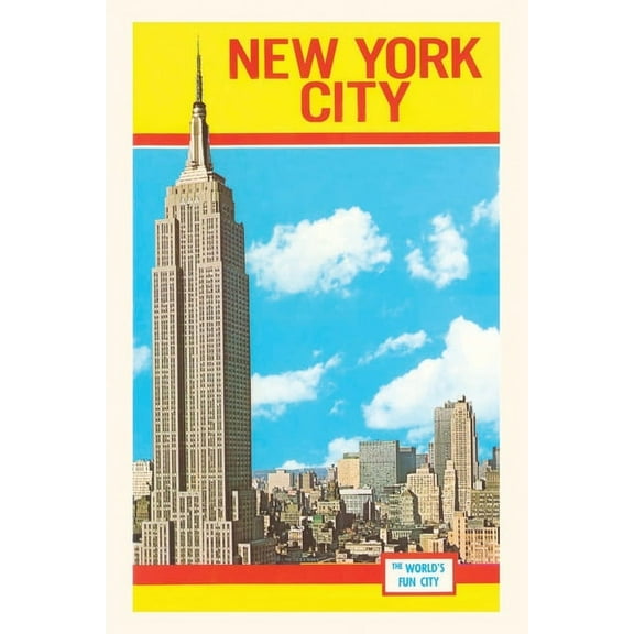 Pocket Sized - Found Image Press Journal Vintage Journal New York City, The World's Fun City, (Paperback)