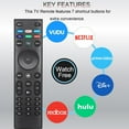 thumbnail image 6 of Universal Remote Control XRT140 for VIZIO Smart TV Remote Control Replacement Smartcast D, E, M, P, V, PX Series Smart TVs, 6 of 6