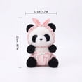 thumbnail image 2 of Adorable Panda in Outfits – Soft Giant Panda Stuffed Animals in Frilly Dresses for Kawaii Room Aesthetic & Heartwarming Birthday Gifts Pink, 2 of 8