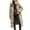 Khaki, variant on Sakmal Snow Coats for Women Puffer Hooded Quilted Zip Up Down Jackets Overcoat Long Black Parka Lightweight Coats for Women