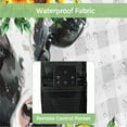 thumbnail image 4 of Outdoor TV Cover 52 to 55 Inches, Cow Sunflower Plant Farm Flower Gray Plaid Waterproof and Weatherproof TV Cover with Remote Control Pocket, Flat Screen TV Cover Protector for Outside TV, 4 of 6