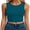 Indigo, variant on ANRABESS Women Basic Crop Tank Tops Casual Ribbed Knit Workout Tops Sleeveless Shirts Tight High Neck Camisole Women Girls Summer Clothes Black S