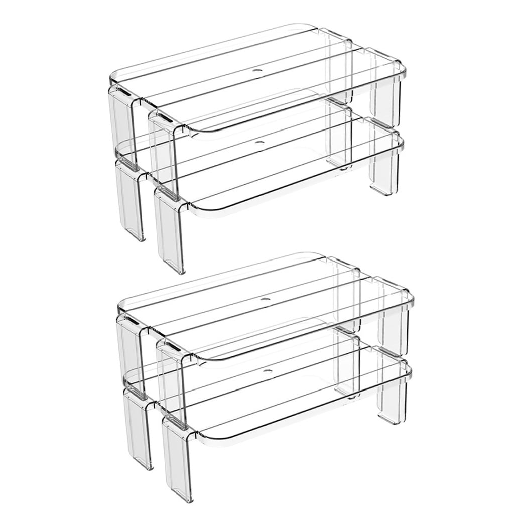 KHBUAB 2Pcs Detachable Refrigerator Storage Shelf Storage Rack for Home Kitchen Accessories