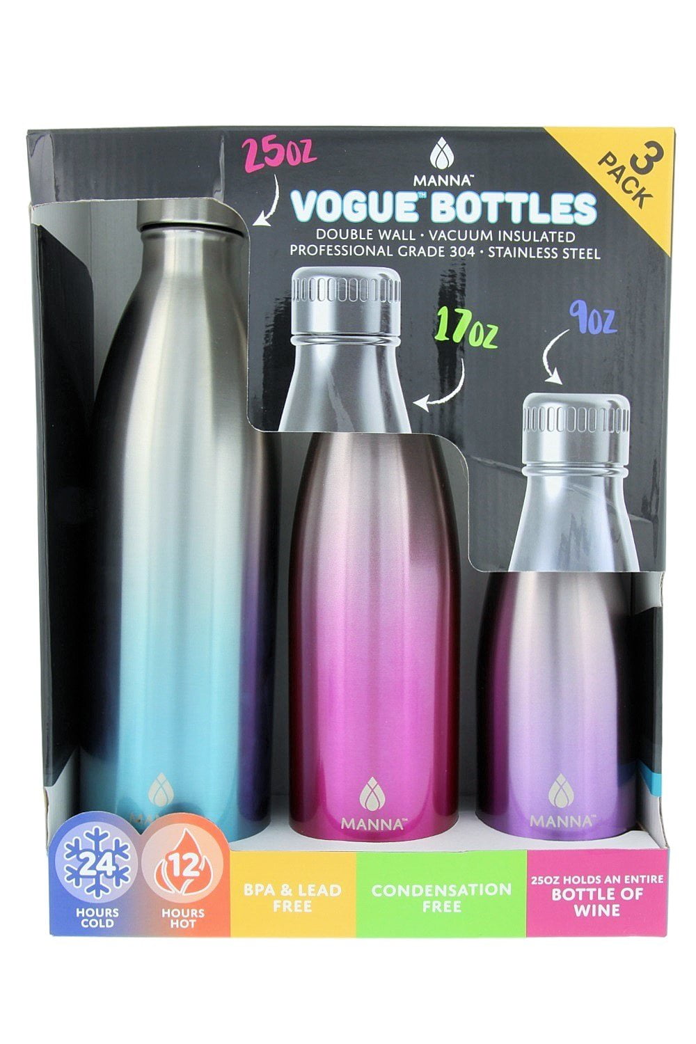 manna double wall stainless steel