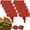 Red, variant on 20 Pack Faux Stone Edging for Landscaping, Faux Stone Garden Borde, Plastic Retaining Edging Border, NO DIG, Interlocking Lawn Fencing for Landscaping Flower Beds Yard Decorative