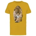 thumbnail image 1 of Sticker. Huge Leopard Walking T-Shirt Men -Image by Shutterstock, Male 3X-Large, 1 of 2