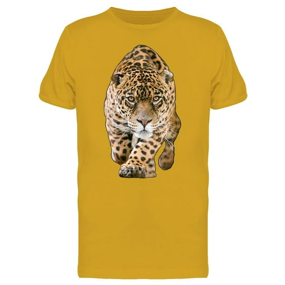 Sticker. Huge Leopard Walking Tee Men's -Image by Shutterstock
