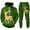 Green, variant on Men's Christmas Tracksuits 2 Piece Set Funny Xmas Graphic Loose Hoodie Sweatshirt And Joggers Sweatpants Sets Comfortable Fall Fashion Pullover Suit Sets Winter Clothes Outfits