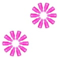 thumbnail image 4 of Guardurnaity 10 Uds. Clips de tapa de remojo de Arte de uñas de plástico Gel removedor de esmalte herramienta de envoltura líquido para la eliminación Rosa roja 2piezas Guardurnaity CBP119454, 4 of 5