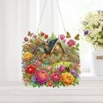 thumbnail image 4 of Kit Arte Con Diamantes DIY Casa Flores Forma Especial Doble Cara, 4 of 9