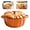 6.3 in, variant on Pumpkin Dutch Oven Pot with Lid, Enameled Cast Iron Pot - Non-Stick, Oven Safe, for Cooking, Soups & Stews, Serves 3-5, for Stews, Casseroles, Baking, Halloween Thanksgiving Fall Decor Gift