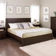 thumbnail image 3 of Wright Home Modern Wood King 4-Post Platform Bed in Espresso Finish, 3 of 6