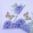 thumbnail image 2 of Decorative Dinner Napkins 60Pcs Purple Printed Design Party Supplies For Wedding Birthday Banquet 33X33 Cm, 2 of 3