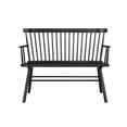 thumbnail image 2 of Spindle Back and Arm Rest Bench - Cozy Seating in Primary Living Space, 2 of 6
