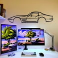 thumbnail image 3 of LaModaHome 1969 Corvette Metal Silhouette Wall Art, 3 of 5
