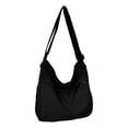 thumbnail image 2 of Canvas Messenger Bag Large Satchel Bag Shoulder Bag for Colleger, 2 of 4