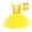 Yellow, variant on Tfken Easter Girls Dresses Sleeveless Spaghetti Strap Square Neck Bunny Print Easter Dance Performance Girls Dresses Classic Outfit Multicolor Size 6-7 Years