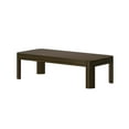 thumbnail image 3 of Plank+Beam Solid Wood 54" Modern Rectangular Coffee Table, Coffee Table for Living Room, Walnut, 3 of 8