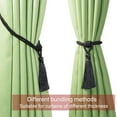 thumbnail image 4 of 2 Pcs Curtain Tiebacks Tassel Tie-Backs, Handmade Curtain Holdbacks Rope Curtains tie Handmade Curtain Holdbacks for Home and office Window Drapery, 4 of 5