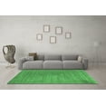 thumbnail image 3 of Ahgly Company Indoor Round Abstract Emerald Green Contemporary Area Rugs, 4' Round, 3 of 4