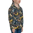 thumbnail image 3 of Daiia Flowers Butterfly for Boys Fashion Hoodies & Sweatshirts with Kangaroo Pocket,Hooded Sweatshirt for Kid, Breathable& Moisture Wicking-Medium, 3 of 6