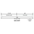 thumbnail image 5 of Exclusive Home Topper Double Curtain Rod and Finial Set, Gunmetal, 66"-120", 5 of 5