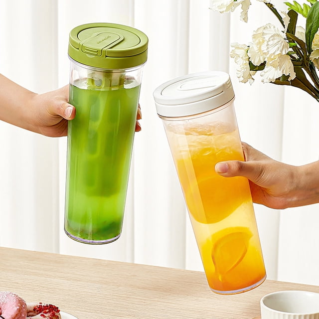 YAOMOBB Coffee Filter Pot 1L Cold Brew Cup Transparent Hand brewed Coffee with Filter Ring Handle and Fine Mesh Strainer