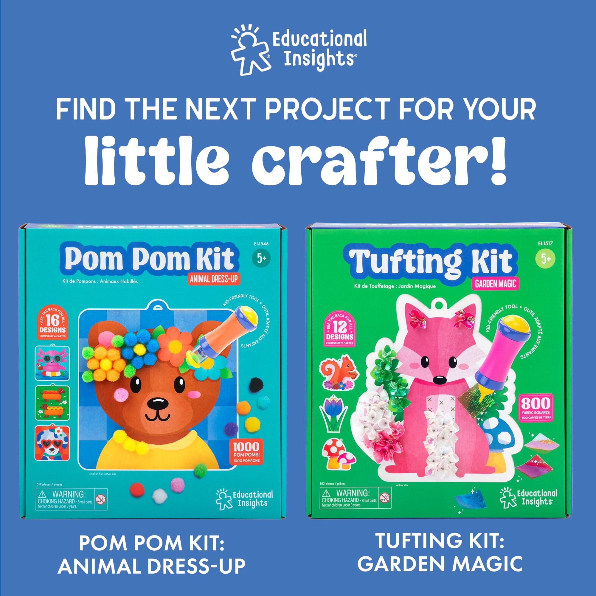 Educational Insights Jumbo Gem Kit, Arts & Crafts Sets And Supplies for Kids Ages 5+