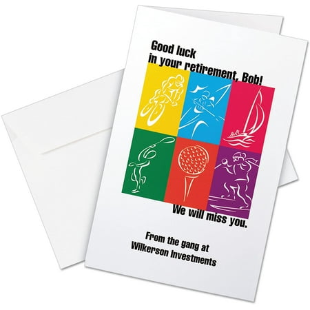inkjet printers inches cards box avery fold greeting half