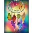 thumbnail image 1 of Taladro Pintura Diamante (DB6189) 5D DIY Full Dream Catcher Cross Stitch Craft (B1078) 45x60cm FLhrweasw Nuevo, 1 of 1