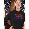 thumbnail image 6 of Happy Birthday America. Sweatshirt Women -Image by Shutterstock, Female Small, 6 of 7