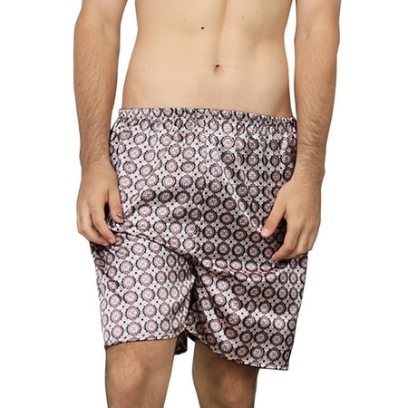 

wendunide lingerie for men Men s Summer Printed Casual Straight Elastic Waist Shorts Comfortable Pajama Pants Red L