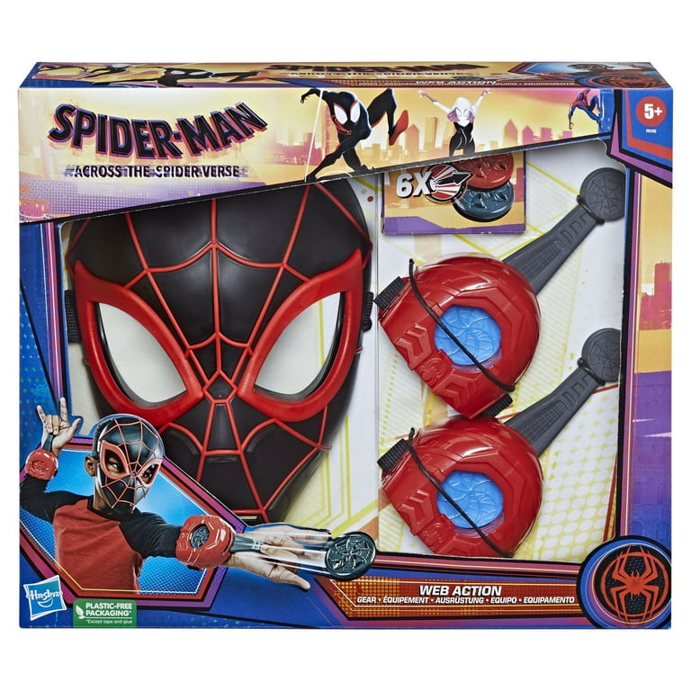 (2 pack) Marvel: Across the Spider Verse Web Action Kids Toy Action Figure  for Boys and Girls (11”)