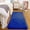 Blue, variant on Dmlowu Extra Long Runner Rug, Non-Slip Washable Kitchen Mats for Floor, Fluffy Plush Solid Color Rugs for Living Room Hallway, "15.7 x 31.4"