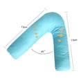 thumbnail image 3 of SamFansar Pregnancy Pillow V-shaped Pregnancy Pillow Pregnancy Pillow Comfort Support for A Peaceful Sleep, 3 of 8