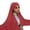 Red, variant on Women's Hijab Fashionable Stretch Hijab Malay Indonesian Hijab