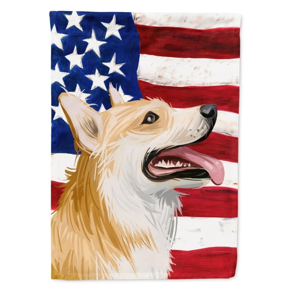 Carolines Treasures CK6751GF Pembroke Welsh Corgi American Garden Size outdoor-flags, Multicolor